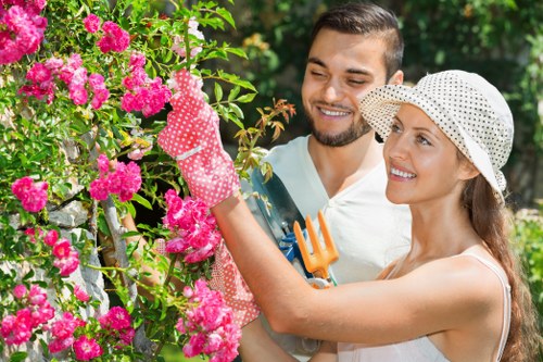 Automated irrigation system used by Barking gardeners